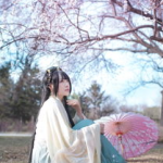 落霜汉服小姐姐,古典韵味与现代风采的完美融合